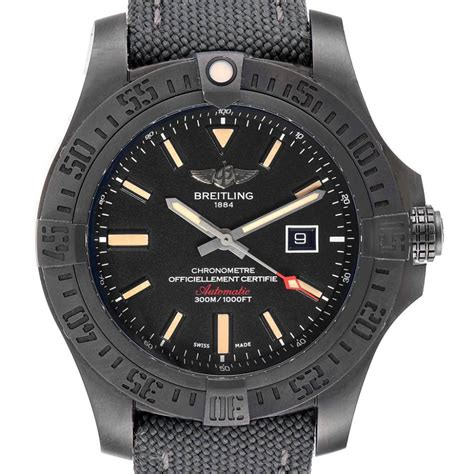 breitling avenger blackbird 48 mm|breitling avenger blackbird automatic titanium.